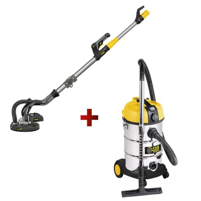 Alquiler Lijadora Pared + Aspiradora Industrial