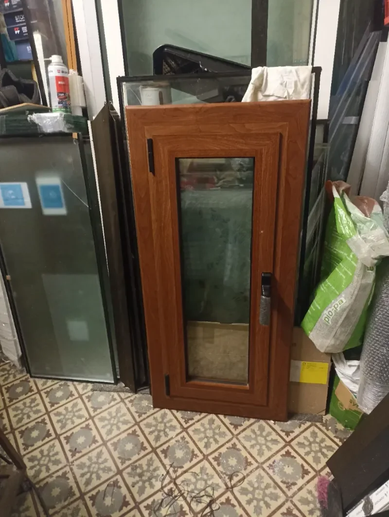 Ventana aluminio madera