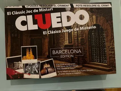 Cluedo Edición Barcelona Juego de Misterio