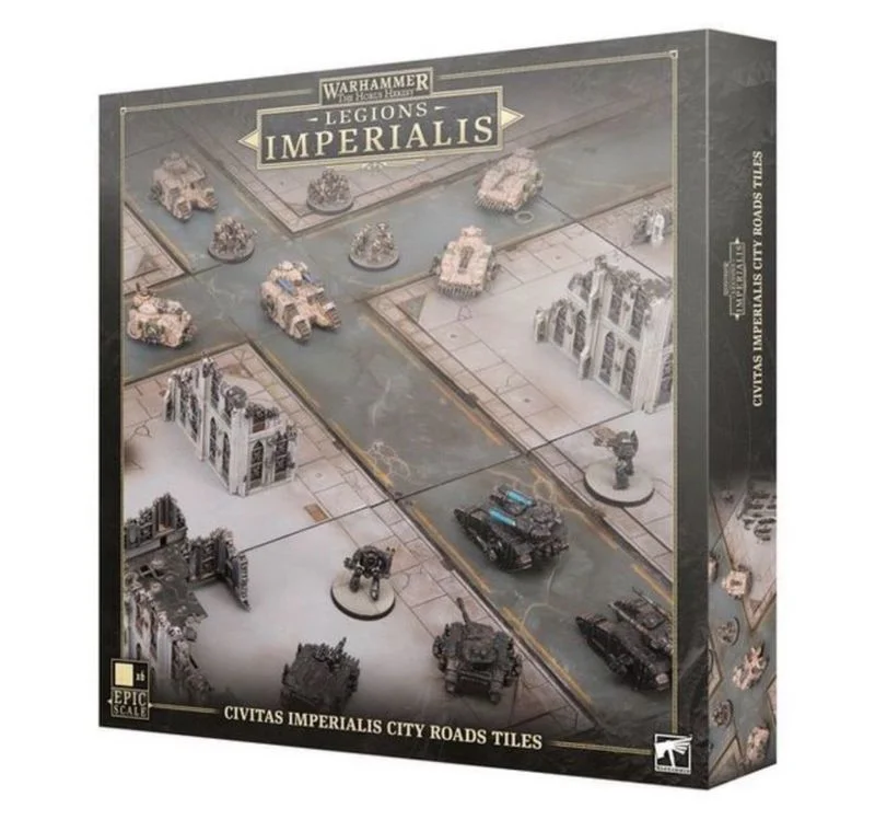 Warhammer Legions Imperiales City Roads Tiles