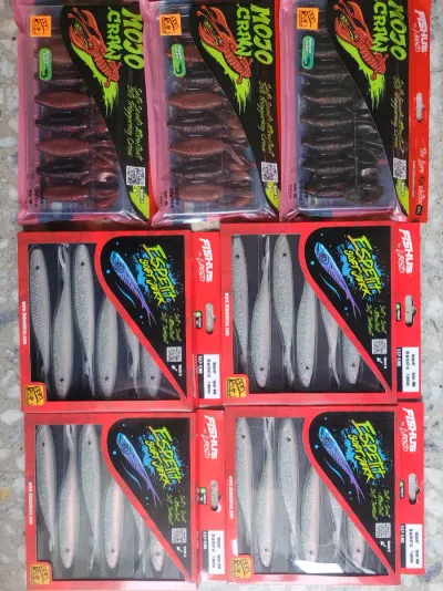 Lote vinilos Fishus Mojo Craw y Espetit