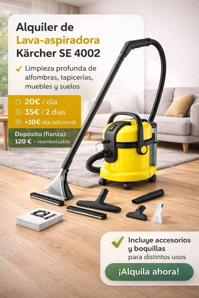 Alquiler Lava-aspiradora Kärcher SE 4002