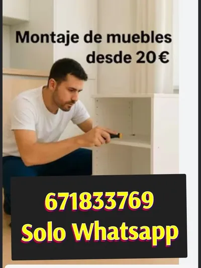 Montador de Muebles - y MudanzaS  WhatsApp 24h
