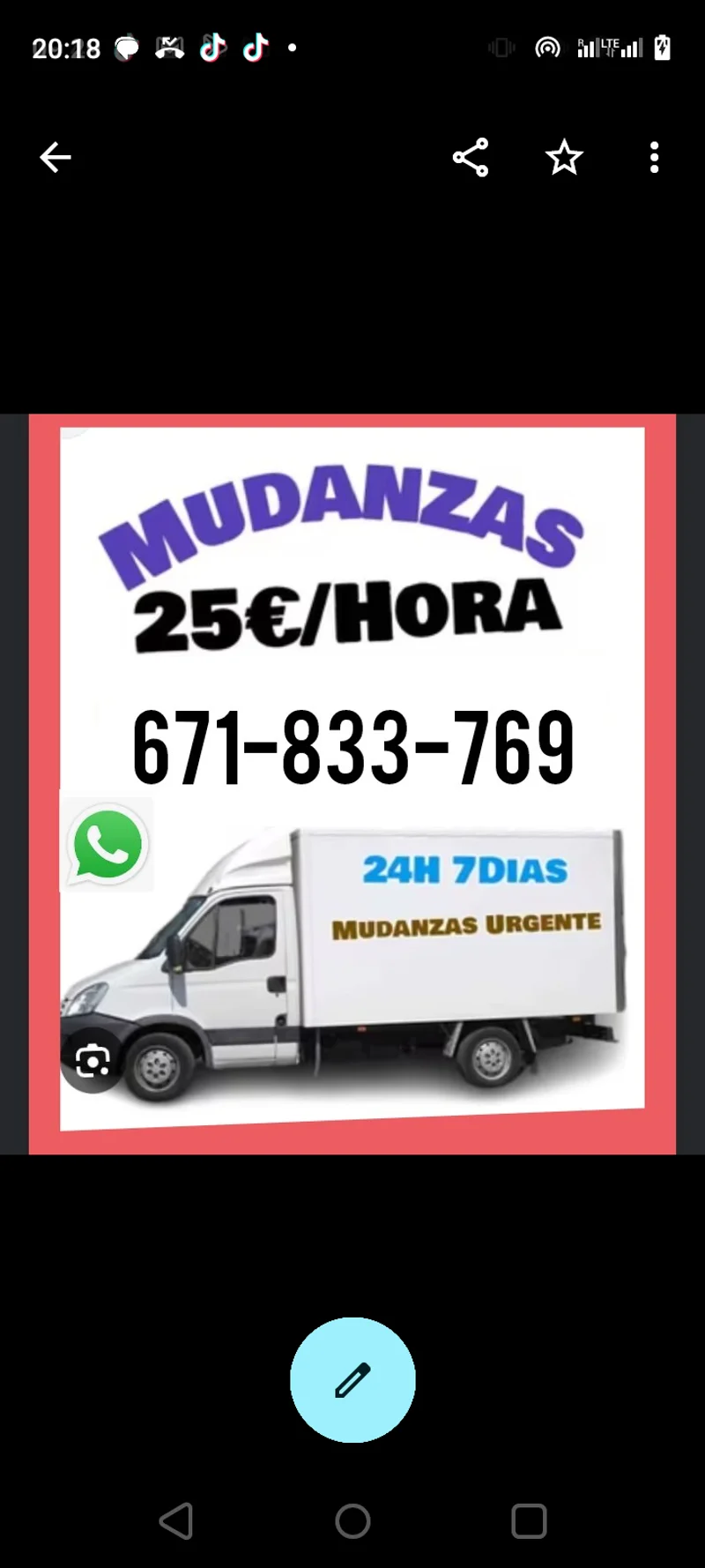 Mudanzas 25€/hora - 671 833 769