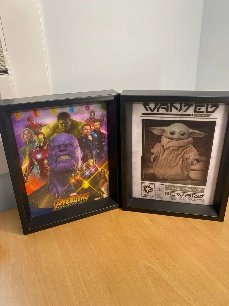 Pósters 3D Infinity War y The Mandalorian