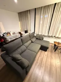 Sofá modelo ESKILSTUNA de 3 plazas con Chaiselongu - miniatura 1