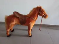 Caballo de peluche para niños con sonido - miniatura 1