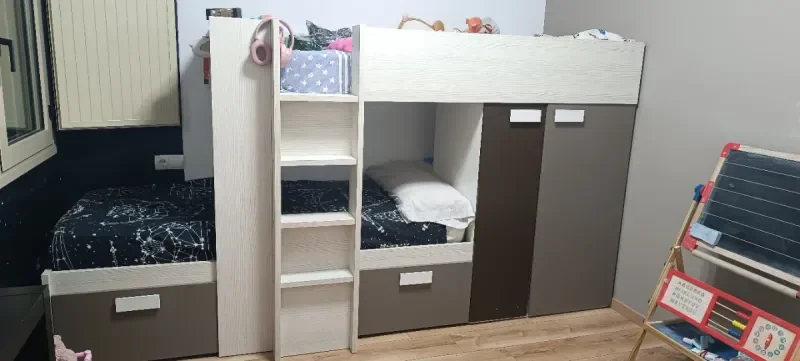 Litera tren con armario