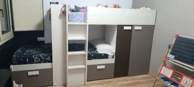 Litera tren con armario