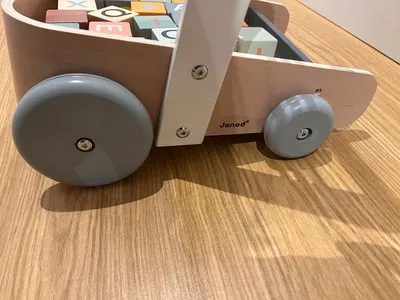 Carro Janod con 20 cubos