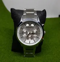 Reloj Emporio Armani Plata y Blanco - miniatura 1