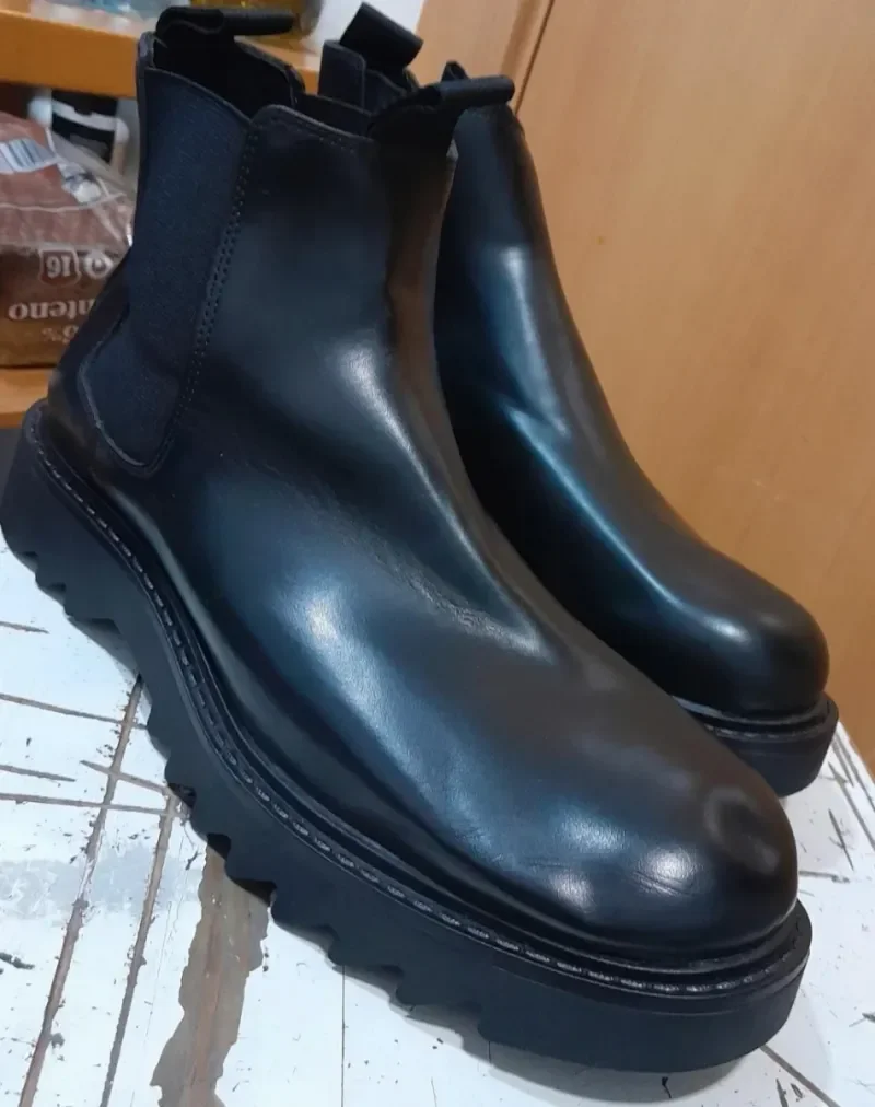 Botas Chelsea Zara Hombre Negras