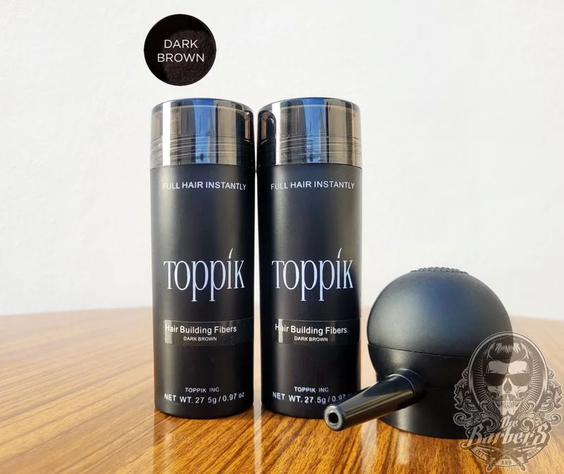 x2 Toppik Dark Brown + Aplicador Fibras Capilares
