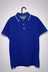 Polo Tommy Hilfiger Azul Talla S - miniatura 1