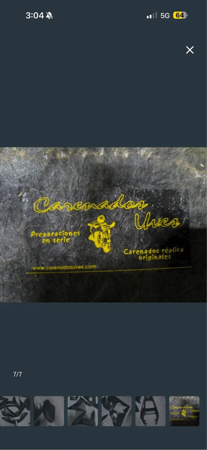 Carenado Yamaha YZF-R6 circuito