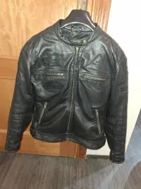 Chaqueta de piel Bstar moto mujer - miniatura 1