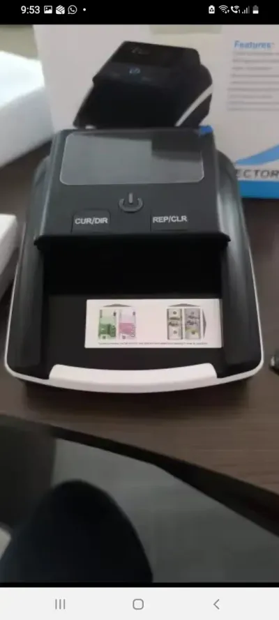 Contadora de Billetes y Detector Falsos