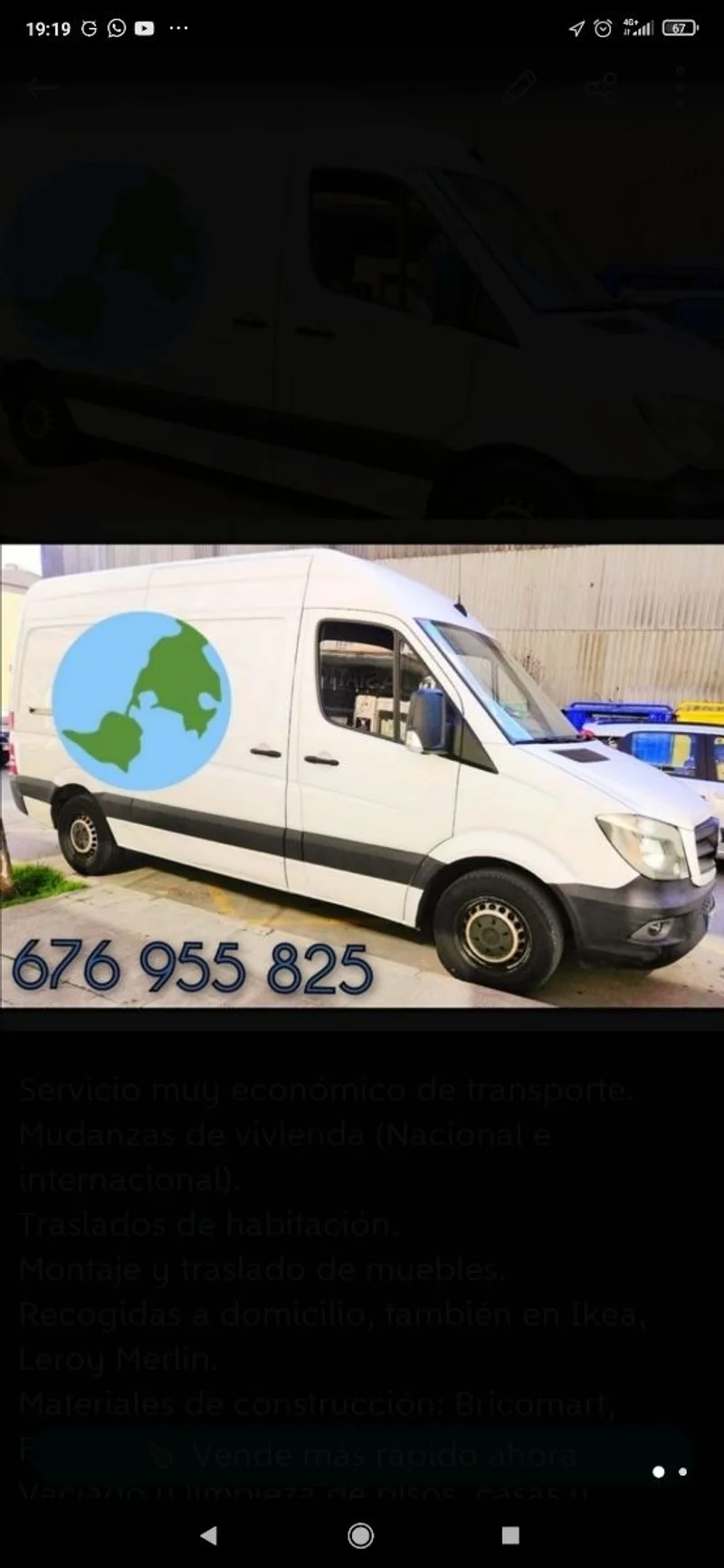 Servicio de transportes y mudanzas económico