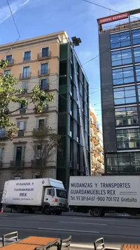 Plataforma Elevadora Mudanza Grua Montamuebles - miniatura 1