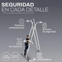 Escalera Plegable 3 en 1 - 6,6 Metros - miniatura 2
