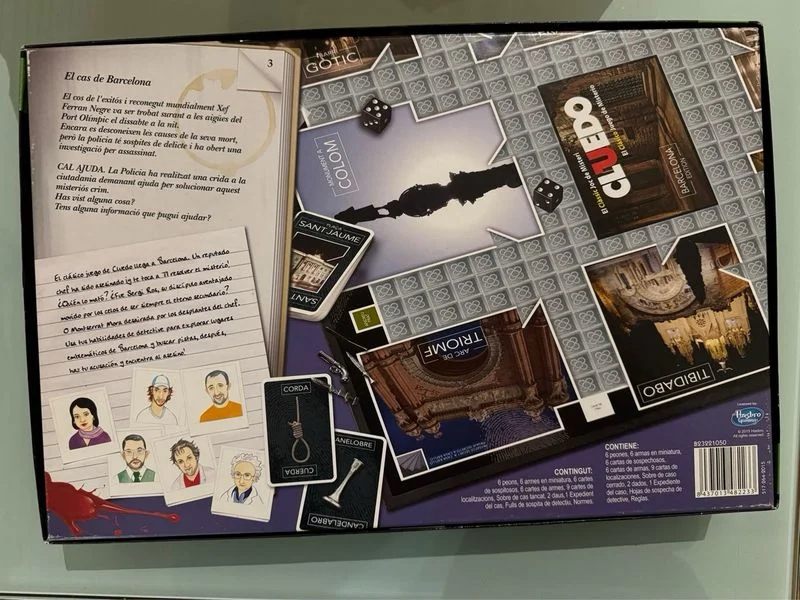 Cluedo Edición Barcelona Juego de Misterio - foto 2