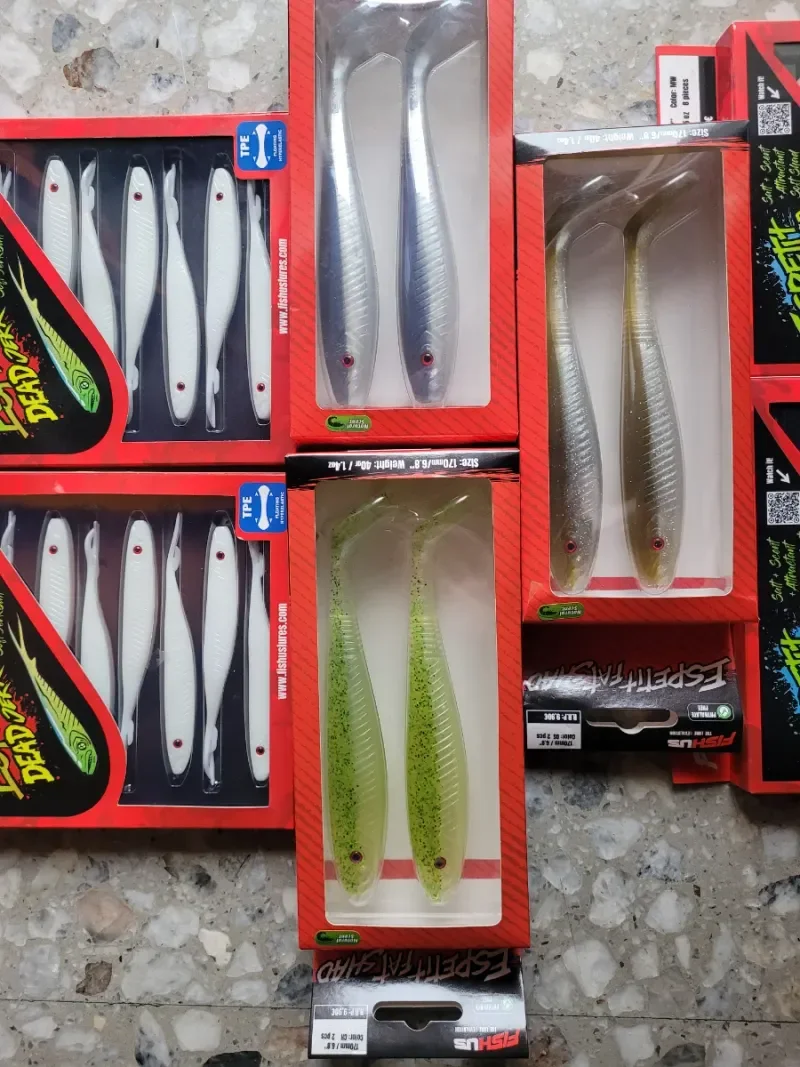 Lote 7 señuelos Fishus nuevos - foto 2