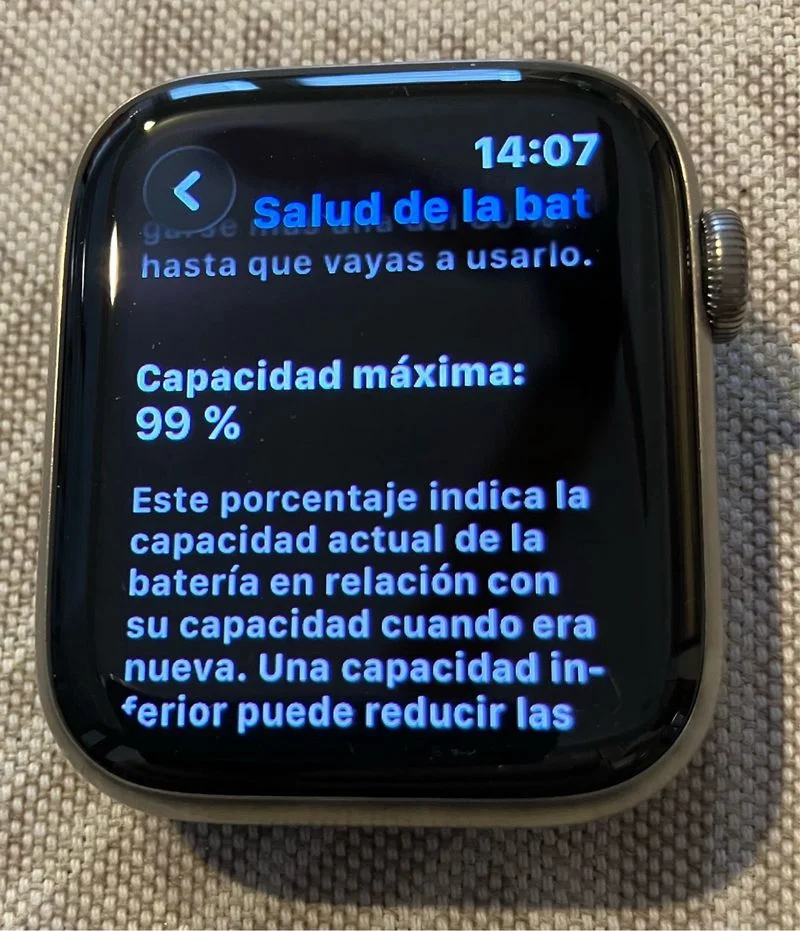 Apple Watch Series 6 44mm Titanio y porcelana - foto 2