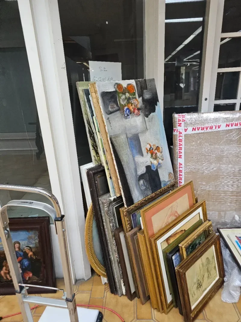 Lote de Oleos de Época con Margen x comerciantes. - foto 2