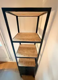 Columna baño Tikamoon madera y metal - miniatura 2