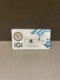 Diamante Natural 1.03 ct verde Grisáceo - miniatura 2