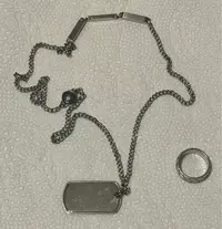 Cadena con placa de la marca Diesel - miniatura 2