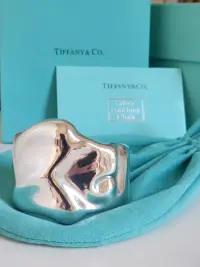 Brazalete Tiffany • Elsa Peretti • Plata de Ley - miniatura 2