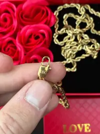Cadena y pulsera oro 18k gf - miniatura 2