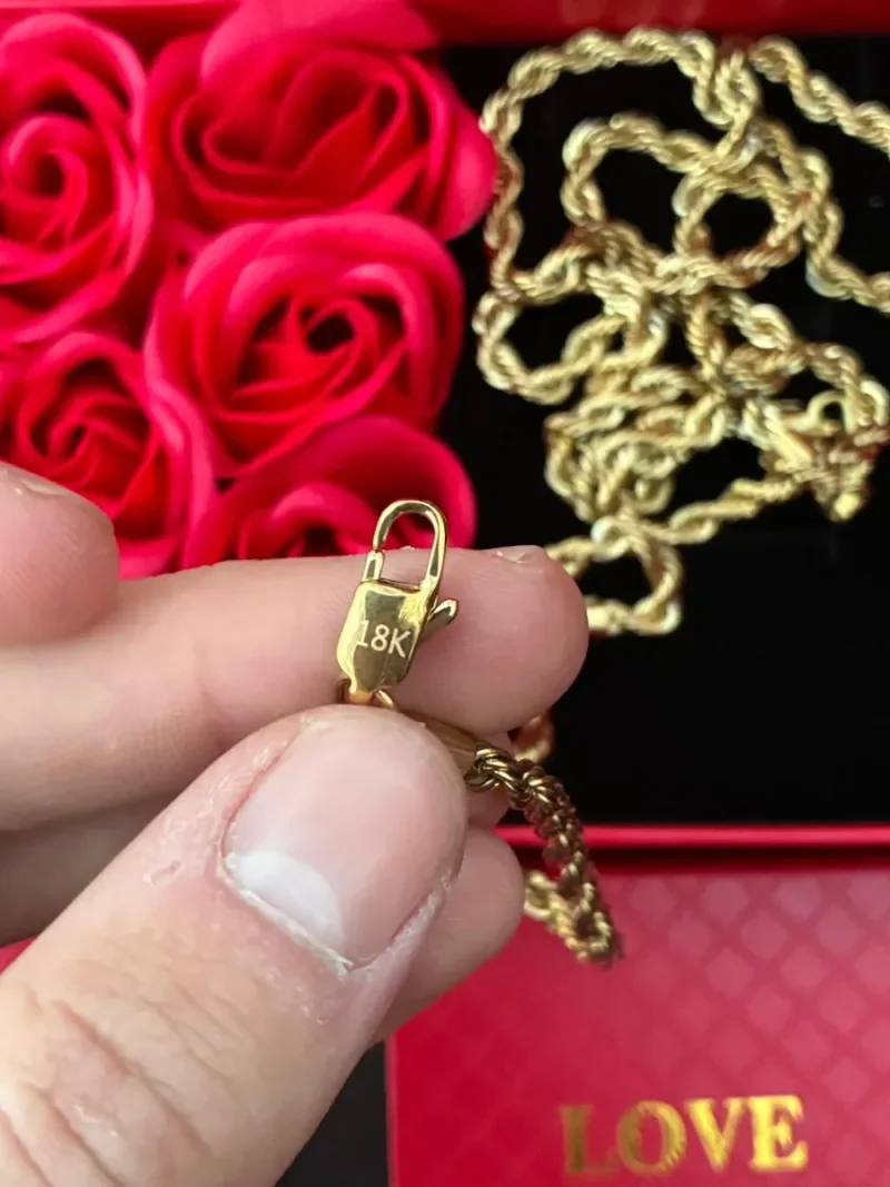 Cadena y pulsera oro 18k gf - foto 2