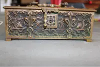 Elegante caja bronce estilo Art Nouveau Joyero1900 - miniatura 2