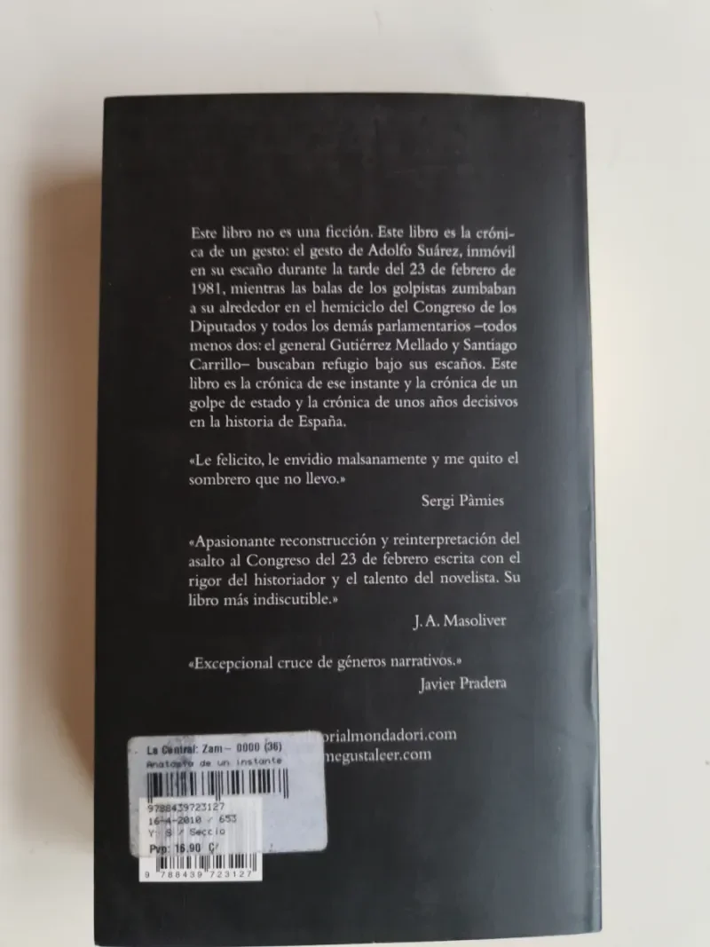 Anatomía de un instante (Spanish Edition) - foto 3