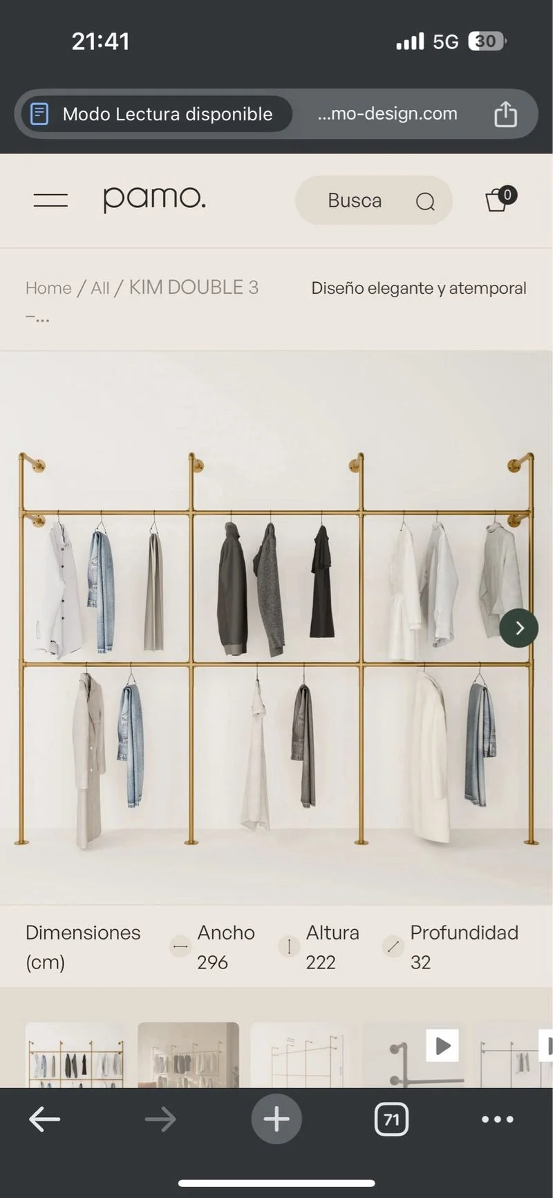 modulo vestidor estil industrial marca PAMO DESIGN - foto 3