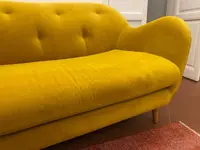 Sofá 2 plazas color mostaza (Habitat) - miniatura 3