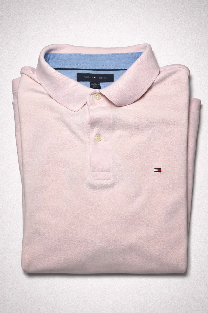Polo Tommy Hilfiger Rosa Claro Talla XL - foto 3