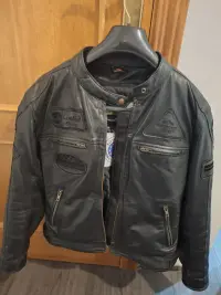 Chaqueta de piel Bstar moto mujer - miniatura 3