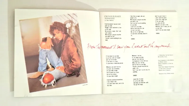 WHITNEY HOUSTON - I'm Your Baby Tonight - foto 3