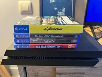 PS4 (Playstation 4) 1 TB + 2 mandos + juegos - miniatura 4