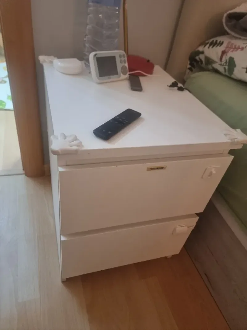 Cómoda 2 cajones blanca - foto 4