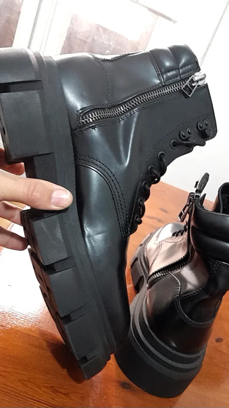 Botas Zara Hombre Negras - foto 4