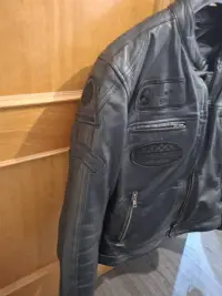 Chaqueta de piel Bstar moto mujer - miniatura 4