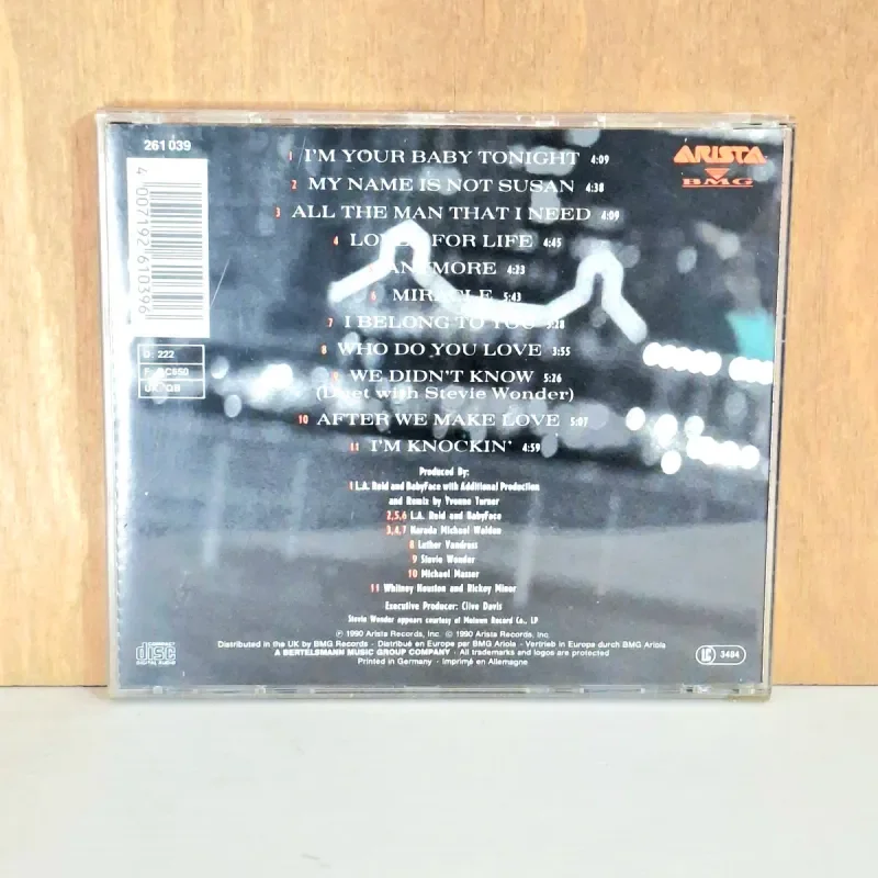 WHITNEY HOUSTON - I'm Your Baby Tonight - foto 4