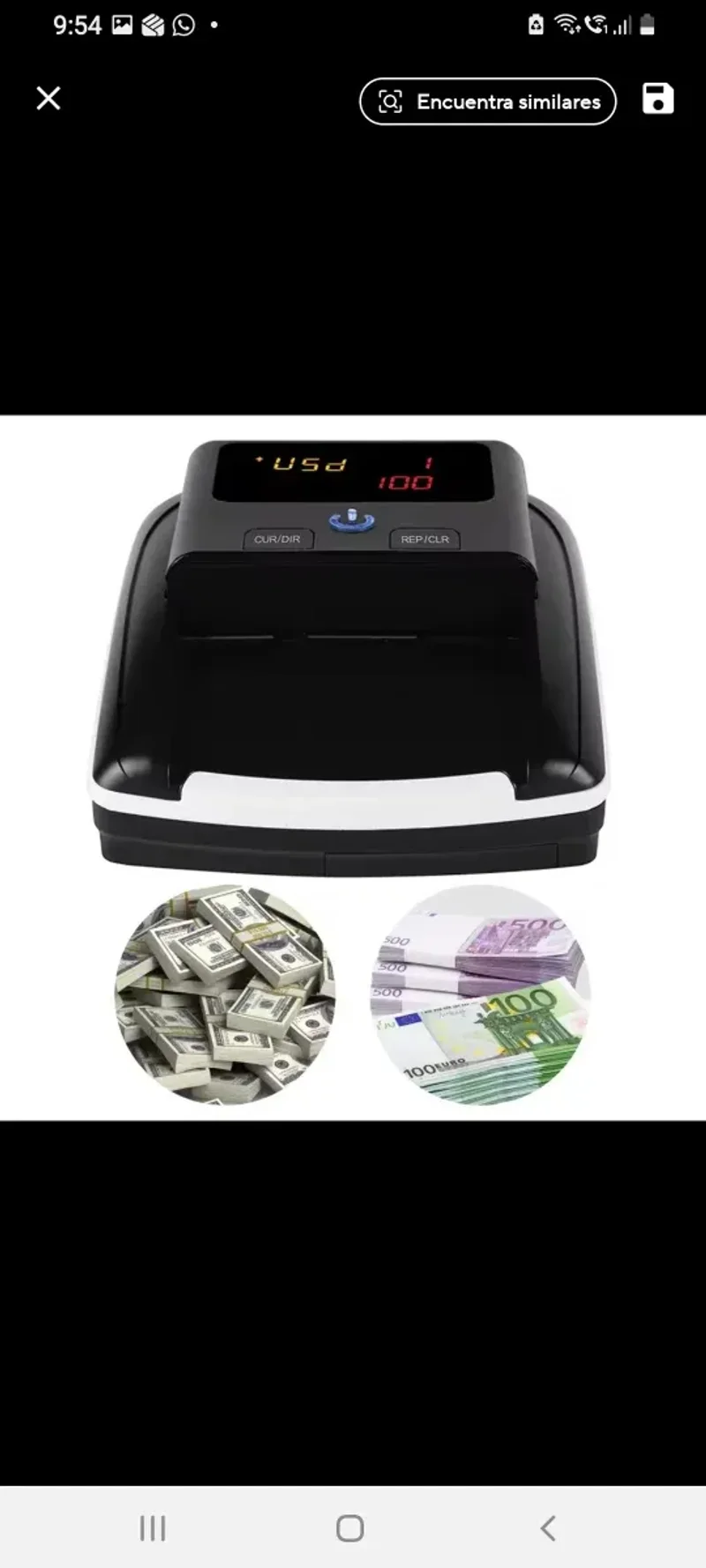 Contadora de Billetes y Detector Falsos - foto 4