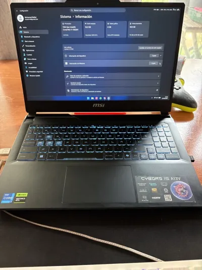 MSI cyborg 15 a13v , RTX4050