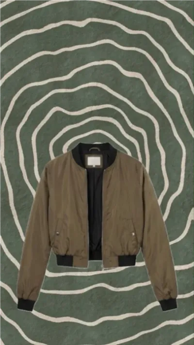 Cazadora bomber mujer kaki